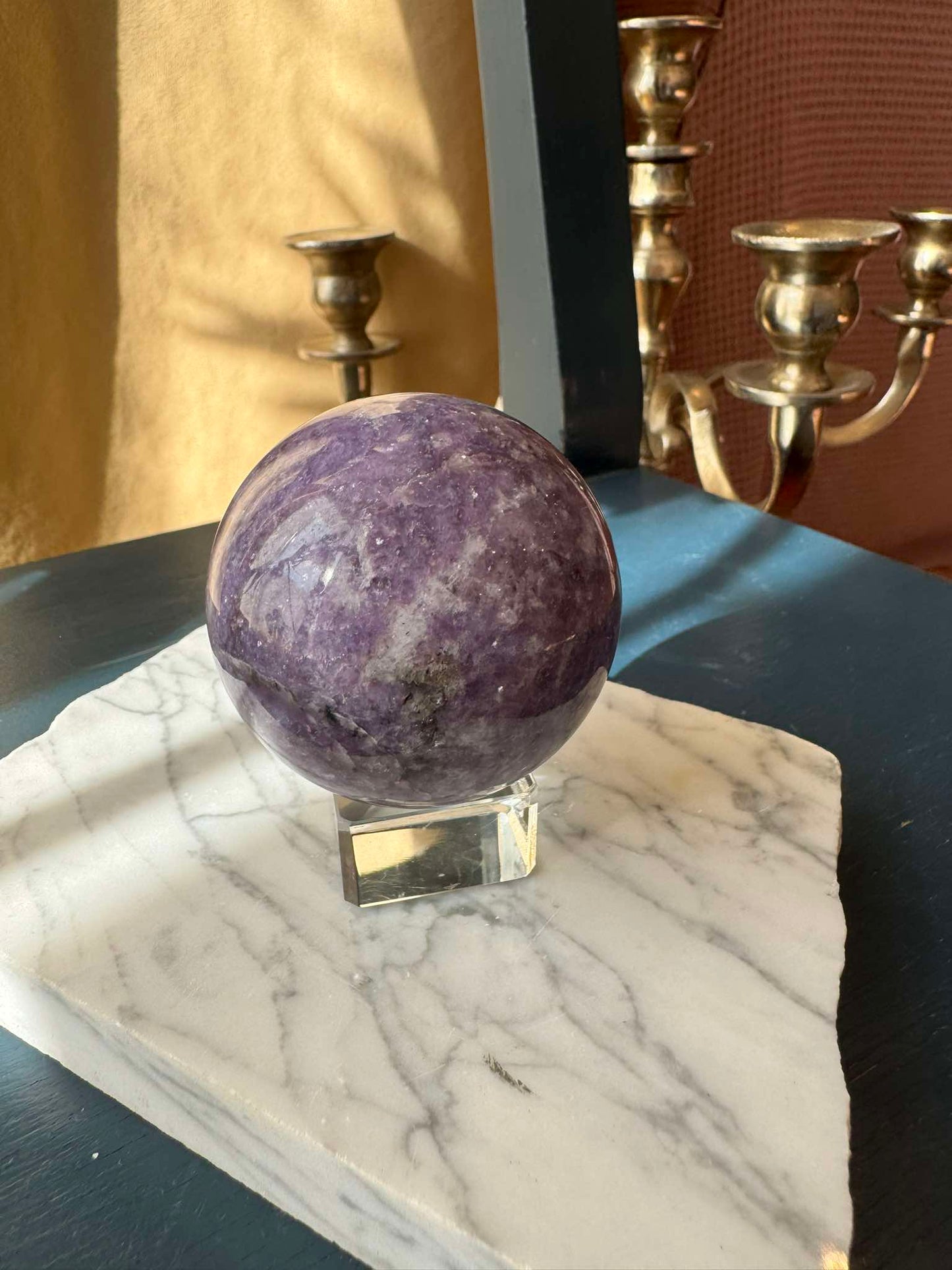 Lepidolite Sphere (260g)