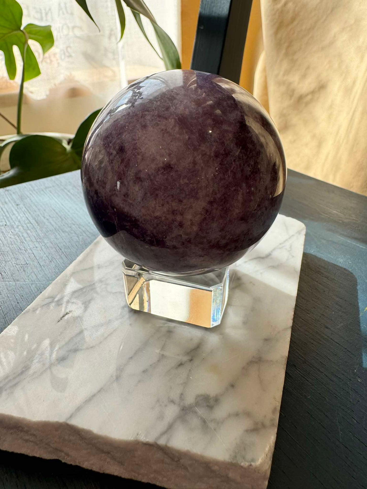 Lepidolite Sphere (511 g)