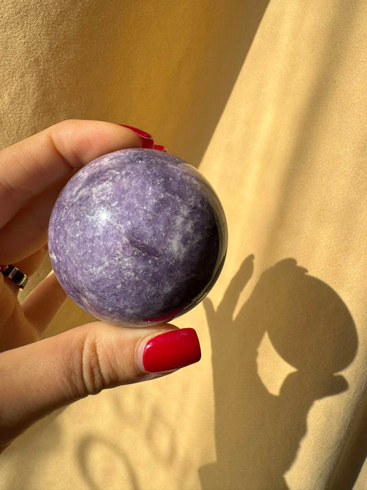 Lepidolite Sphere (260g)