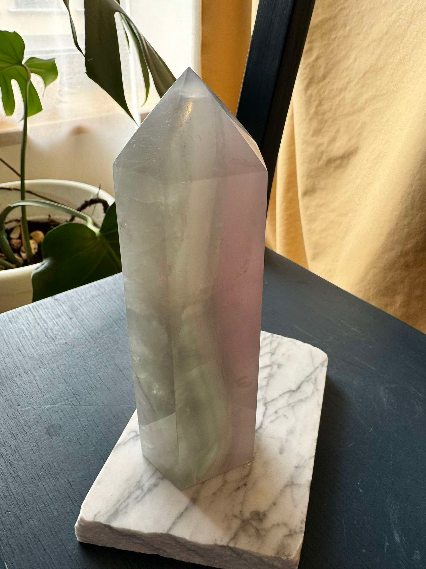 Rainbow Fluorite Tower ( 1177 g)