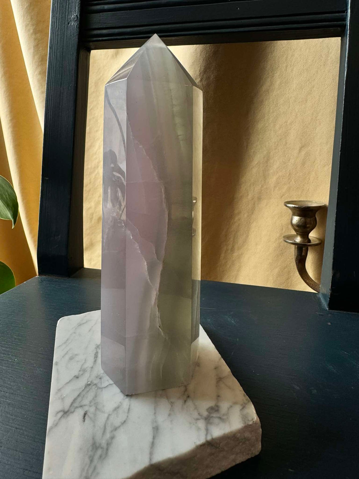 Rainbow Fluorite Tower ( 1177 g)