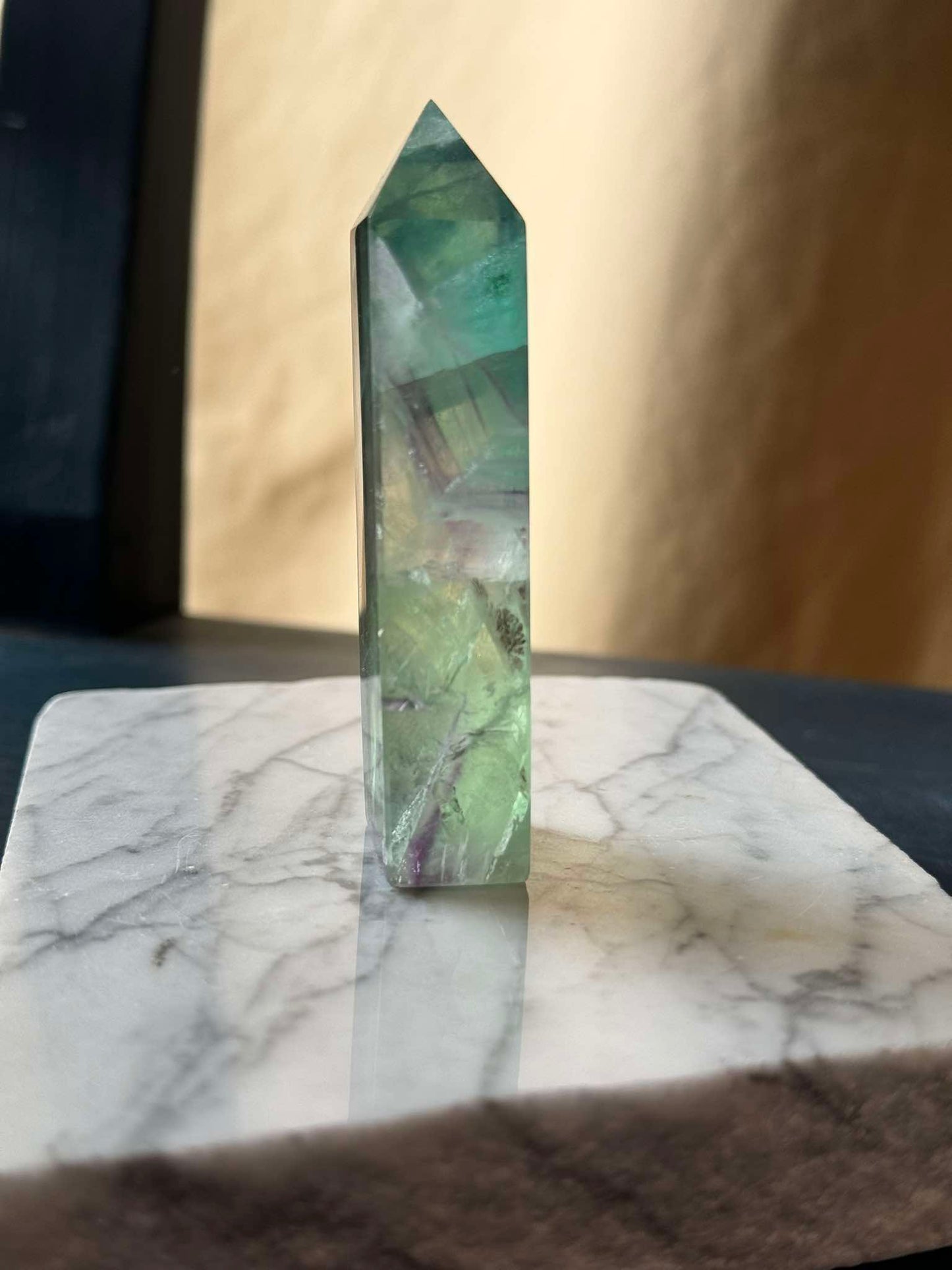 Rainbow Fluorite Tower (102 g)