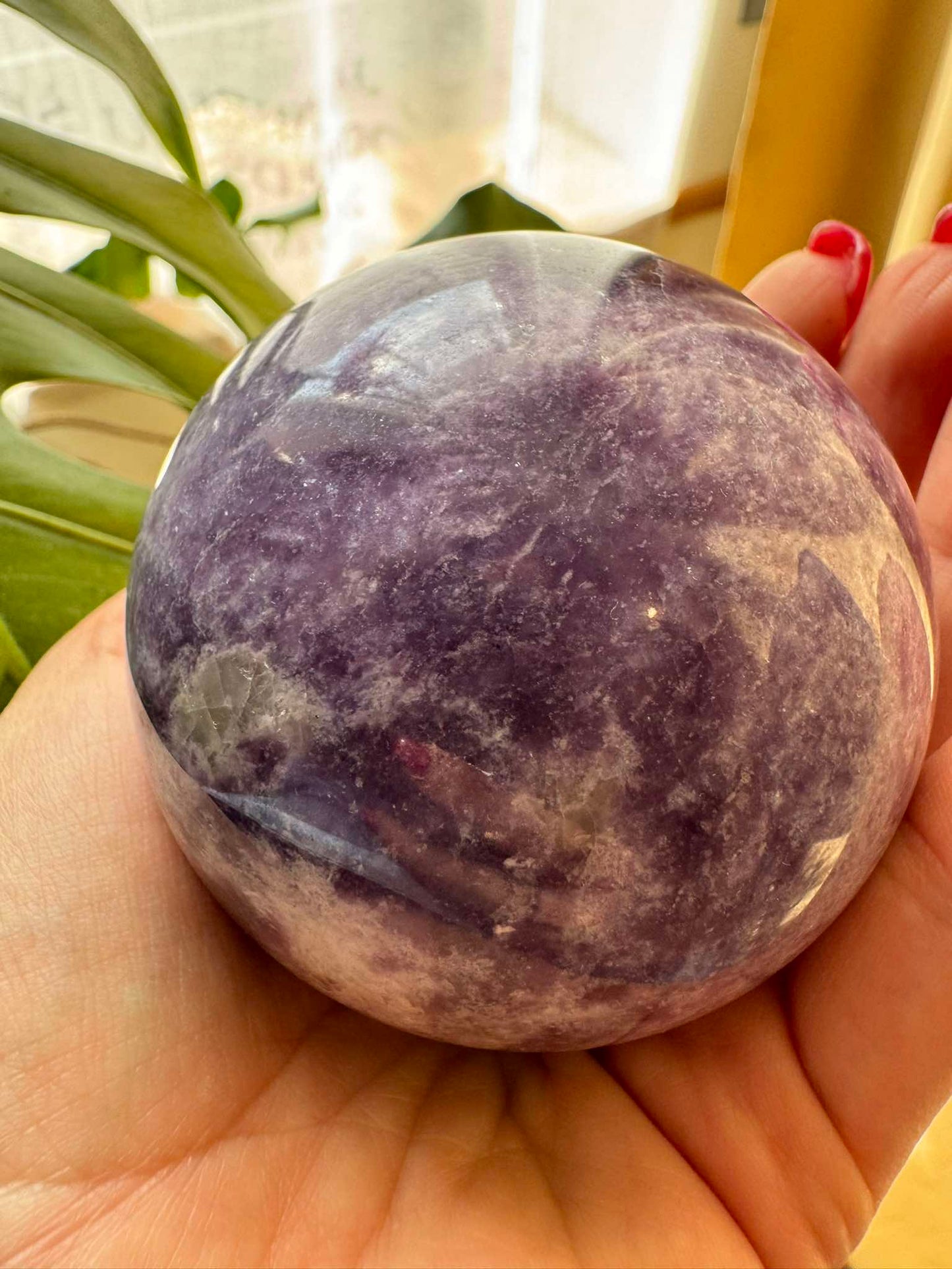 Lepidolite Sphere (511 g)