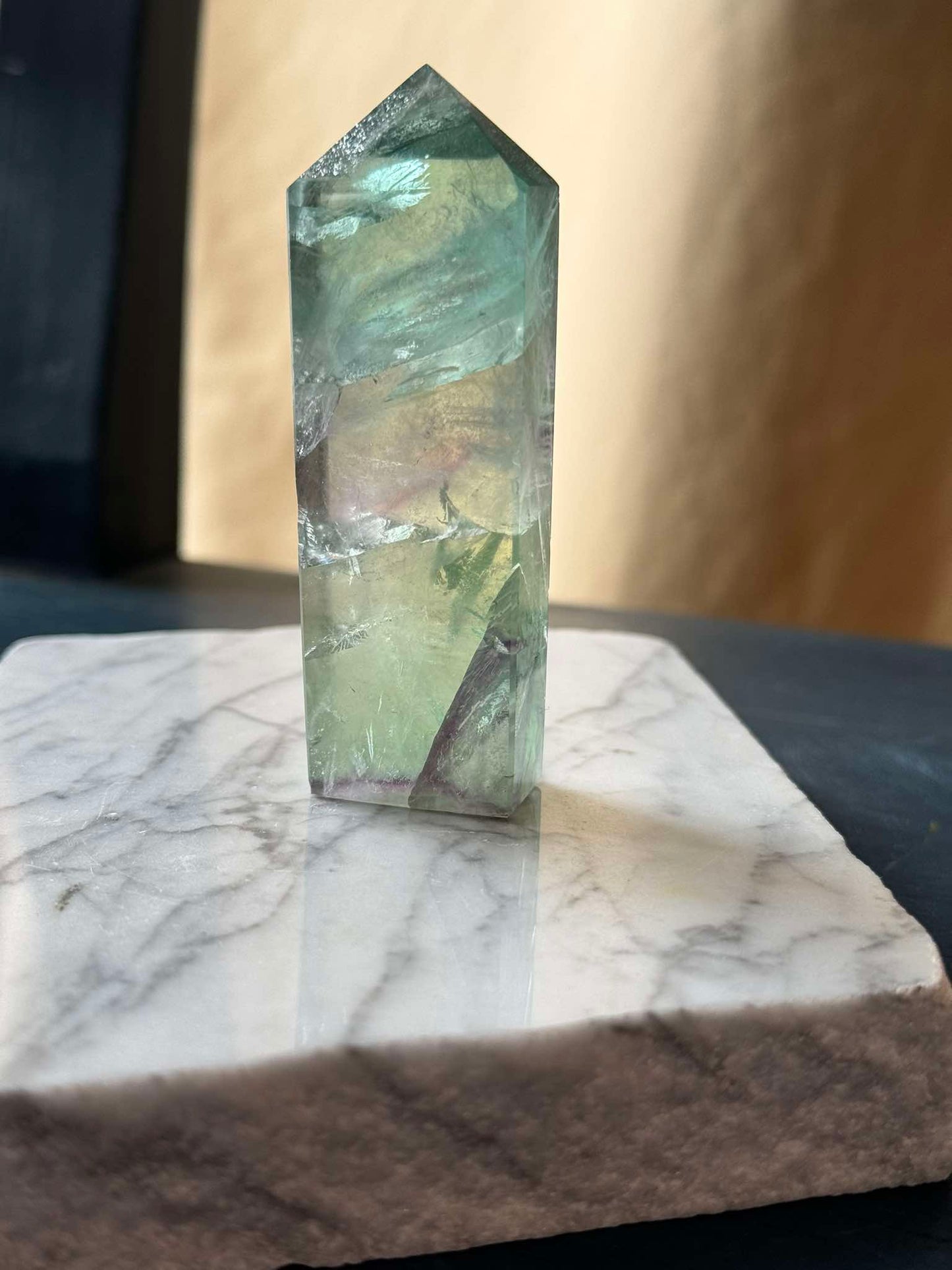 Rainbow Fluorite Tower (102 g)