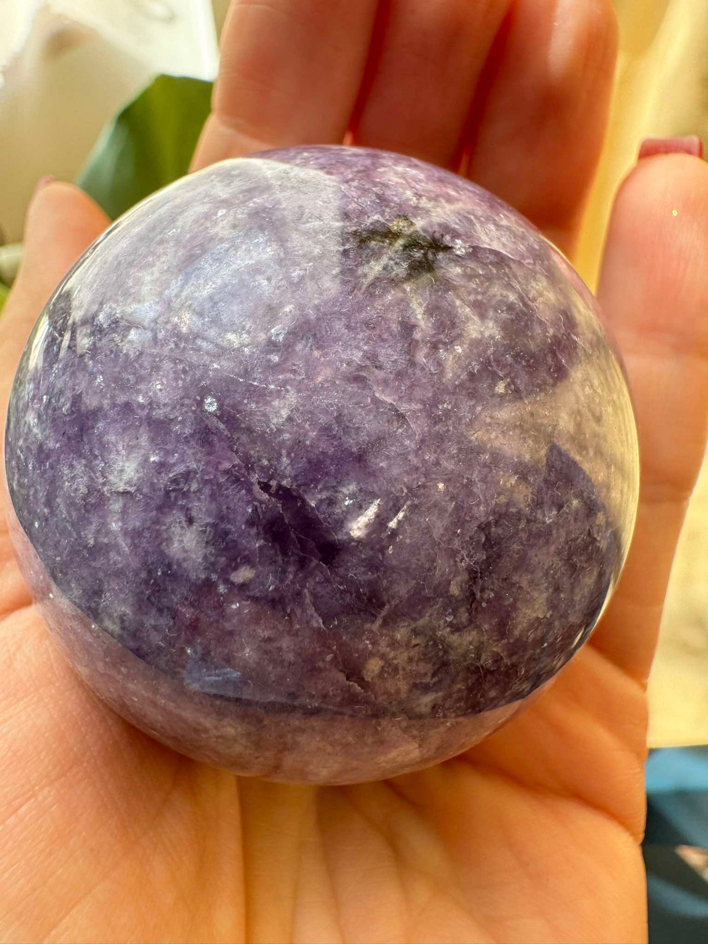 Lepidolite Sphere (260g)