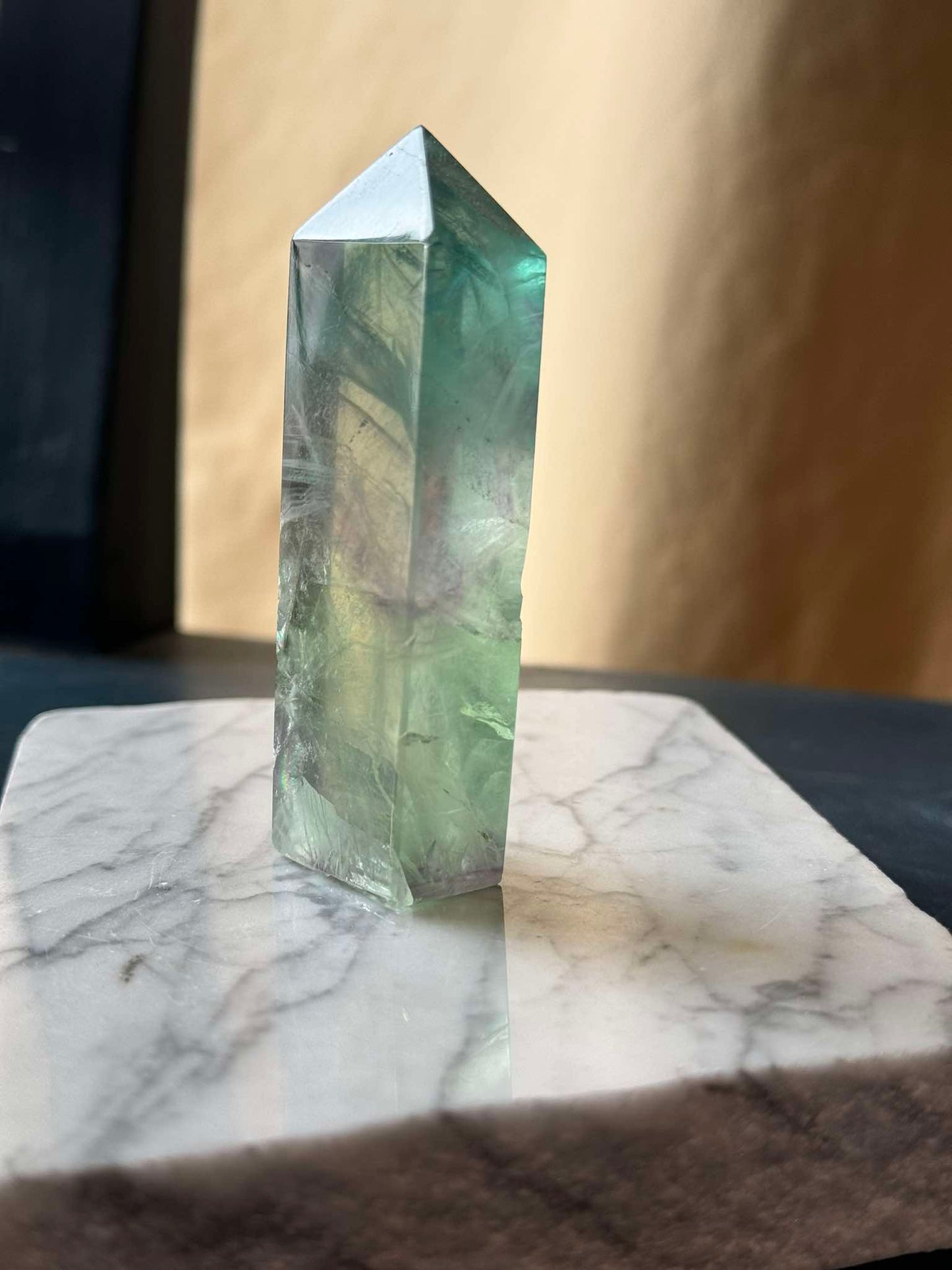 Rainbow Fluorite Tower (102 g)