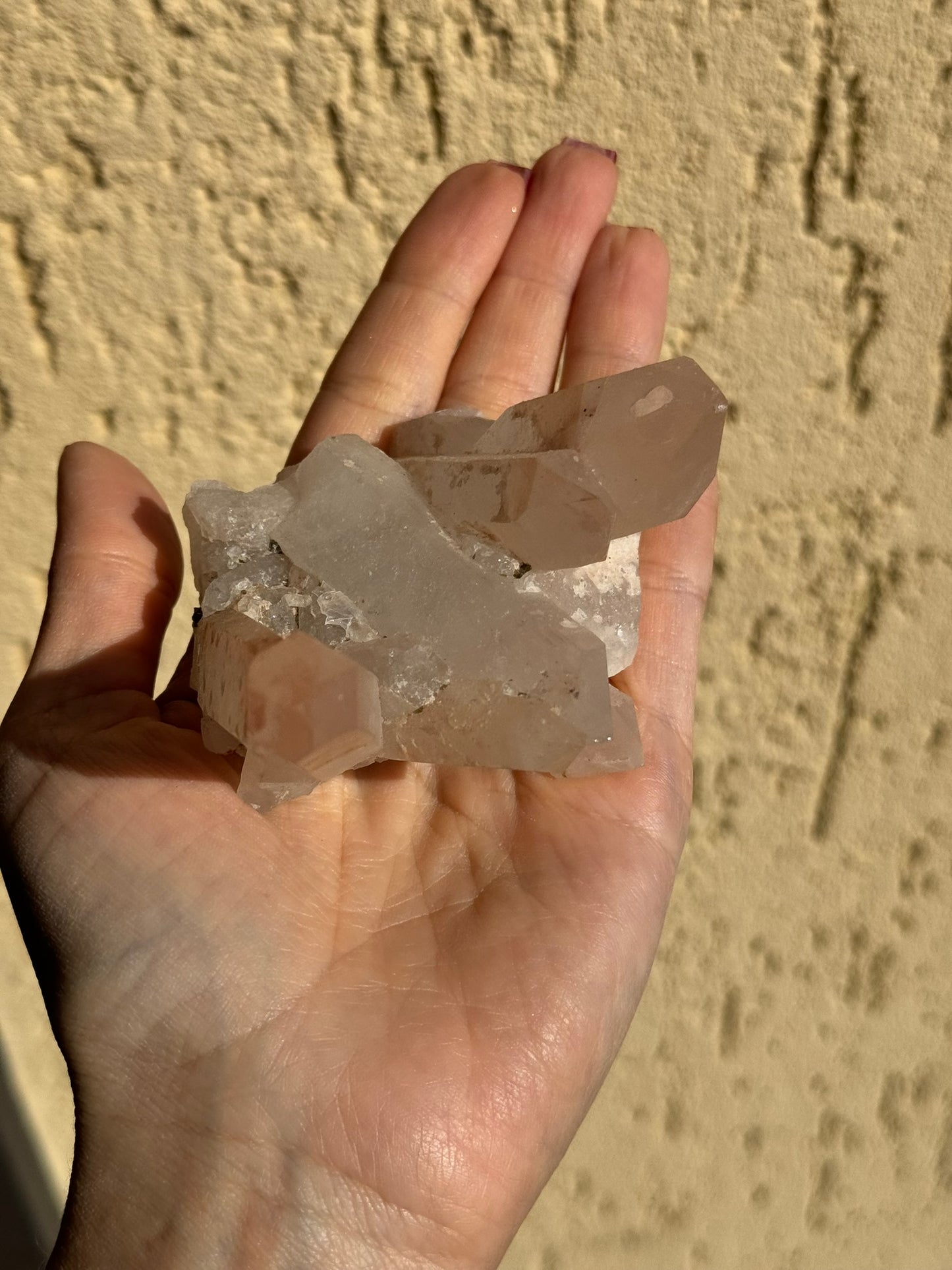 Lemurian quartz cluster (208 g)