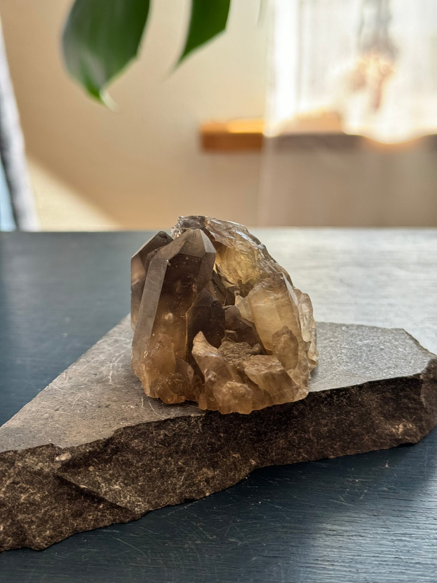 Smoky Quartz cluster ( 163 g)